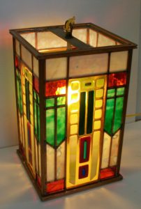 Fused glass Lantern.