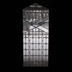 Beveled Front Door Window